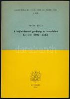 Poór János: A hajdúvárosok gazdasági és társadalmi helyzete (1607-1720). Hajdú-Bihar Megyei Múzeumok Közleményei 9. Debrecen, 1967, Alföldi Nyomda. Kiadói papírkötés.