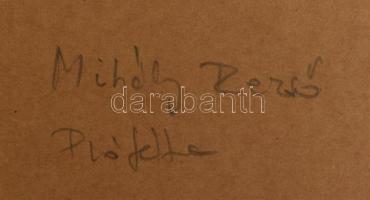 Mihály Rezső (1889-1972): Próféta (szecessziós rajz), 1910-es évek. Akvarell, tus, papír, jelezve jo...