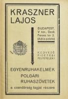 1938 A Magyar Királyi Csendőrség zsebkönyve 4 t arcképek + 402p. + (7) p reklámok. Aranyozott egészv...