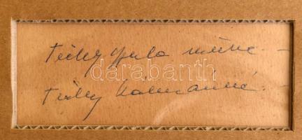 Tichy Gyula (1879-1920): Tivornya. Tus, papír, jelzés nélkül, jobbra lent datált (1904), hátoldalán ...