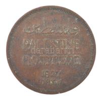 Palesztina 1927. 1m bronz T:VF Palestine 1927. 1 Mil bronze C:VF