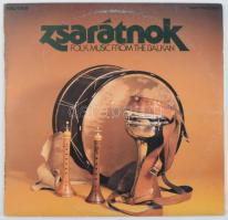 Zsarátnok Folk Music from the Balkans. 1984 Hungaroton LP vinyl borítón kopás