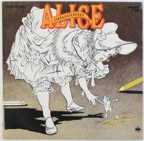 Alice Csodaroszágban 1979 Hungaroton LP vinyl borítón kis folt