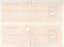 Budapest 1938-1940. 9db-os kitöltött és kitöltetlen váltó tétel vízjeles papíron T:VF,F anyaghiány