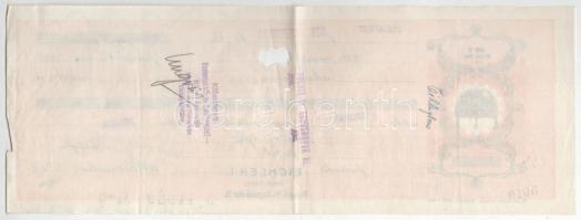 Budapest 1938-1939. 9db-os kitöltött és kitöltetlen váltó tétel vízjeles papíron T:VF,F anyaghiány