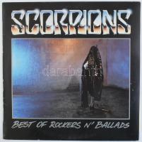 Scorpions: Best of rockers n ballads Electrola Hungary 1989 LP vinyl kis kopással a borítón