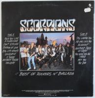 Scorpions: Best of rockers n' ballads Electrola Hungary 1989 LP vinyl kis kopással a borítón