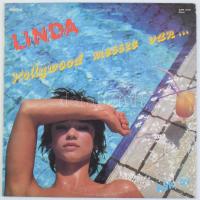 Linda Hollywood messze van 1986 LP vinyl borítón kis kopás
