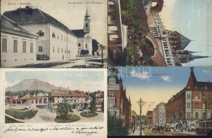 10 db városképes lap az 1900-as évekből