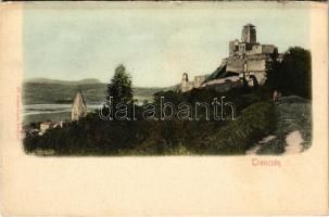 Trencsén, Trencín; vár. Gansel Lipót 23. / Trenciansky hrad / castle (kis szakadás / small tear)