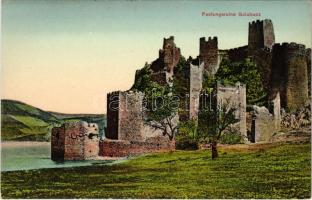 Galambóc, Golubac; Festungsruine Golubács / várrom. M. G. kiadása (Orsova) / fortress, castle ruins