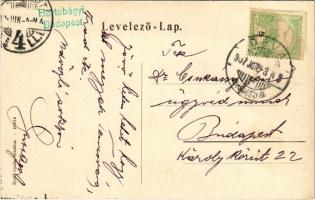 1907 Déva, Déva vára, városi kisdedóvó (óvoda). Kroll Gyula kiadása / castle, kindergarten, nursery ...