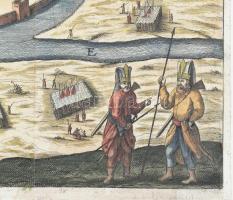 cca 1670-1674 Gaspar Bouttats (1625-1703): Nagyvárad ostroma, a metszeten olasz nyelvű magyarázat az...