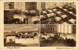 1943 Budapest II. Menártovics Károly Rózsafa éttermei, belső. Kacsa utca 26. (EK)