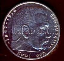 Német 3. Birodalom 1939A 2M Ag "Hindenburg" T:2 k