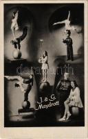 J. & G. Maydrott, Dresden / Circus acrobats (EK)
