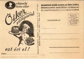 Világos fej biztos siker - Ötker sütőporral ezt éri el! Imperator Posta kiadása / Hungarian baking powder advertisement