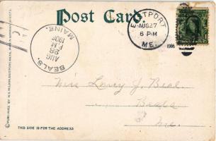 1906 Eastport, Maine (Washington); Dock Scene (EK)