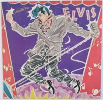 Elvis I was the oneLP vinyl, 1983 RCA Yugoton. Kis kopással