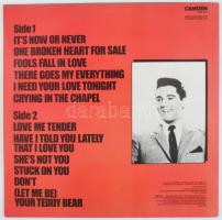 Elvis Presley It's now or never LP vinyl, 1981 Camden London. Szép állapotban