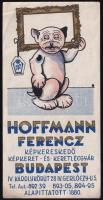 Hoffmann képkereskedő Bonzó kutya számolócédula
