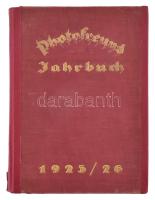 Fr. Willy Frerk: Photofreund Jahrbuch 1925/26. Berlin, Guido Hackebeil. Kiadói vászonkötésben, javított gerinccel