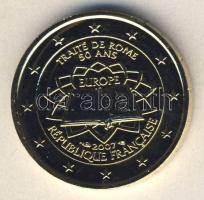 Franciaország 2007. 2€ aranyozva "50 éves a Római Szerződés" T:2+