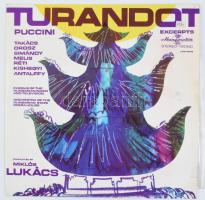 Puccini Turandot Lukács Miklós vezénylésével LP vinyl. Hungaroton