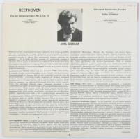 Beethoven Esz-dúr zongoraverseny Széll György LP vinyl. Melodija