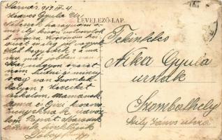 1913 Sárvár, Vasmegyei cukorgyár részvénytársaság bejárata. Ifj. Milfai Ferenc kiadása (Rb)