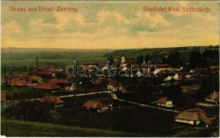 1911 Alsószölnök, Unterzemming (Vendvidék); Atelier Anton Krauss + "POSTAI ÜGYN"