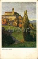 Borostyánkő, Bernstein; Burg Bernstein. Burgenlandburgen / Borostyánkő vára / castle s: Karl Maria Schuster (fl)