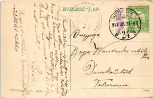 1913 Vasvár, Fő tér, Római katolikus templom, Fogyasztási Szövetkezet üzlete és saját kiadása (EK)