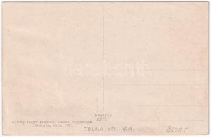 Nagymányok, vasútállomás. Cziráky Ferenc kiadása (ázott / wet damage)