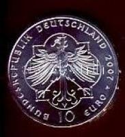 Németország 2007A 10€ Ag "Türingiai Erzsébet" T:1