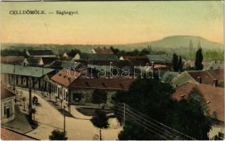 1911 Celldömölk, Sághegy, utca. Szagán János kiadása