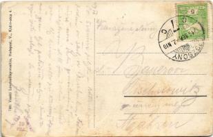 1916 Celldömölk, vasútállomás, pályaudvar. Vasúti levelezőlapárusítás 7401. (EK)