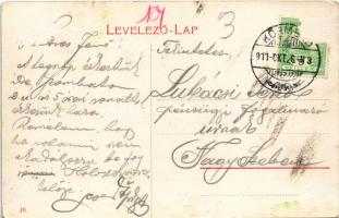 Körmend, vasútállomás, gőzmozdony, vonat (Rb)