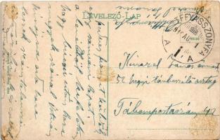 1916 Sárvár, Vadkerti lak, ménes. Hesz Alfréd kiadása (EK)