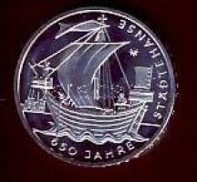 Németország 2006J 10€ Ag "650 éves a Hanza-szövetség" T:1
