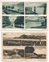 Nagymaros - 2 db RÉGI város képeslap / 2 pre-1945 town-view postcards