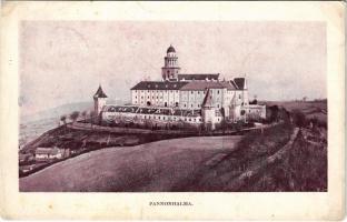 1911 Pannonhalma, Győrszentmárton; Bencés apátság (vágott / cut)