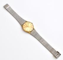 Certina kézi felhúzós karóra. Szép számlappal, működik, fém szíjjal d: 34 mm