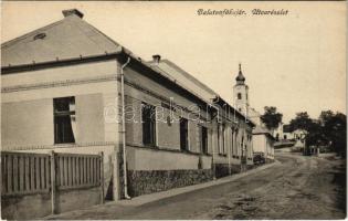 Balatonfőkajár, utca, iskola. Hangya szövetkezet kiadása (EK)