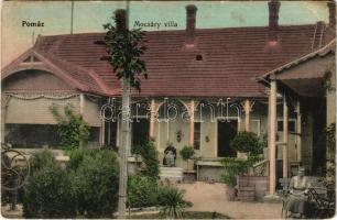 1910 Pomáz, Mocsáry villa, kastély (nagy világutazó asszony, Mocsáryné Fáy Mária otthona) (EK)