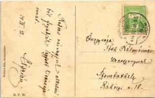 1914 Szentgotthárd, evangélikus templom. Wellisch Béla kiadása (r)