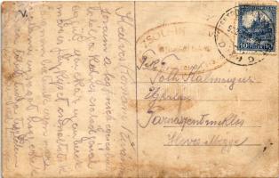 1932 Bicske, vasútállomás, munkások lapátokkal, MÁV vagonok. Zsolnin István photo + "SZENTGOTTH...