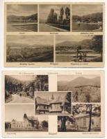 Diósjenő - 2 db RÉGI város képeslap / 2 pre-1945 town-view postcards