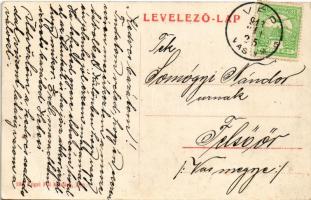 1913 Vép (Vas), vár, kastély. Engel Pál kiadása (EB)