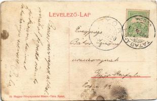 1908 Tatabánya, vasúti megállóhely, vasútállomás, gyalogos felüljáróhíd (r)